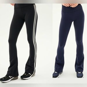 LOT OF 2 Splits59 Raquel Pants 32” size Medium - Black w/ STRIPE + Navy solid